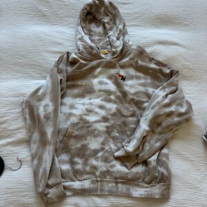 Aviator Nation Beige Tie-Dye Hoodie